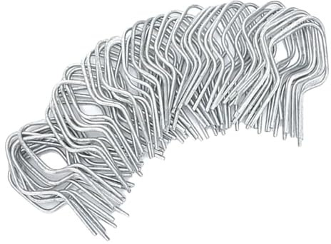 LUOFENG 100 bridas multiusos de metal resistente de calibre 11 para proyectos de valla de granja y jardín