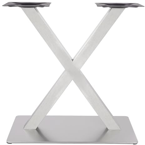 Ecoggeder Schreibtischrahmen V-Form Tischkufen Tischbein aus Edelstahl Modern Design Ständer Tischgestell Untergestell Tischfuß 70 * 40 cm Tischbeine 200KG für Esstisch, Schreibtisch, Couchtisch