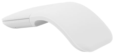 YUEHISY Ultradünne Arc Touch-Maus, Schlanke, Faltbare BT-Funkmaus mit Touch-Strip, 1200 DPI Optisch, Kompatibel mit Laptop, Smartphone und Tablet (Grey)