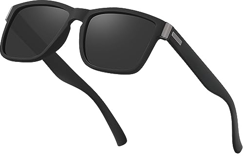 Aullwyr Polarisierte Sonnenbrille für Herren und Damen - UV400 Schutz Eckige Sonnenbrille für Autofahren Outdoor Angeln