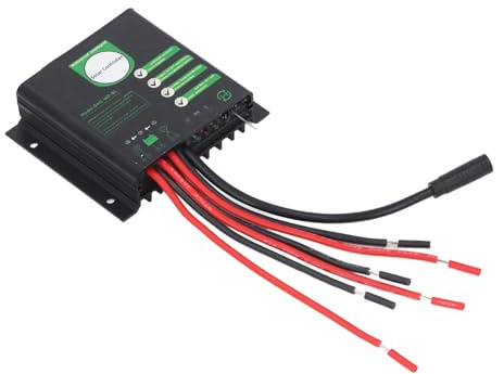 Dioche Contrôleur de Charge Solaire 12 à 24 V 10 A étanche Mode Réglable avec Surveillance en Temps Réel Bluetooth Régulateur de Batterie de Panneau Solaire