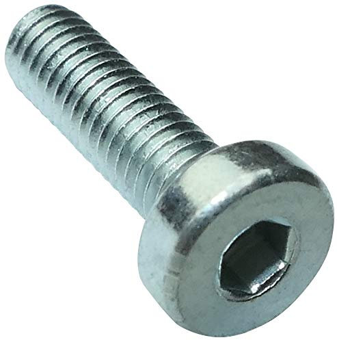 AERZETIX - C18134-50 x Bolzen - Zylinderkopfschrauben - M3x10mm - DIN7984 - Verzinkter Stahl - Fußabdruck 2mm Innensechskant