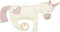 Efie Bio - Spieluhr Einhorn, Herz Applikation, kontrolliert biologischer Anbau (organic), Made in Germany, GOTS zertifiziert, nachhaltig, Melodie (Guter Mond du gehst so stille)