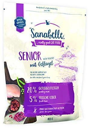 Bosch Pet Food Sanabelle Senior Trockenfutter für Katzen, Alter, 1 Stück