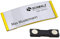 Schmalz® 10 STÜCK edles Aluminium Namensschilder mit starkem Magnet Doppelmagnet silber eloxiert professionelle Qualität, modisch gewölbt ca. 70x25mm mit Papiereinschub (gold)