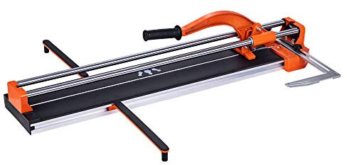 Tile Cutter, TOPWAY 31 Inch 800mm Professional Manual Tile Cutter with Double Slide Rail and Laser Guide, Aluminiun Base, for Precision Cutting Porcelain Tiles 347747