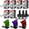 Gebildet 6pcs Kippschalter 10A/12VDC, 6A/24VDC, EIN/AUS Wippschalter, SPST 2-pin Rocker Toggle Switch mit Wasserdicht Schutzkappe, zum Auto KFZ LKW Boot