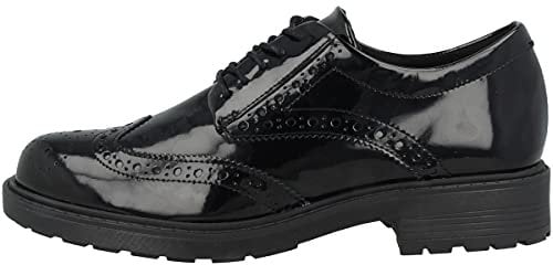 Clarks Orinoco2 Limit, Oxford Mujer, Black Pat, 41 EU