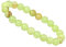 ELEDORO Handgefertigtes Edelstein Perlen Stretch Armband - Echte Steine 8mm (grüner Calcit)