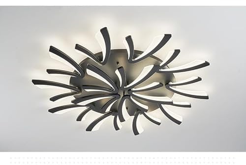 NEU Euroton XW062B-15 120cm LED Deckenleuchte mit Fernbedienung Lichtfarbe/Helligkeit dimmbar LED Deckenlampe (XW062-15 schwarz)