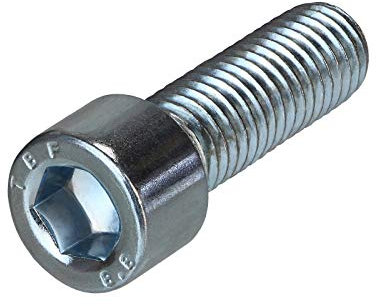 ALPIDEX Zylinderkopfschraube DIN 912 M10 x 30 mm 8.8 Innensechskant verzinkt 1 Stück