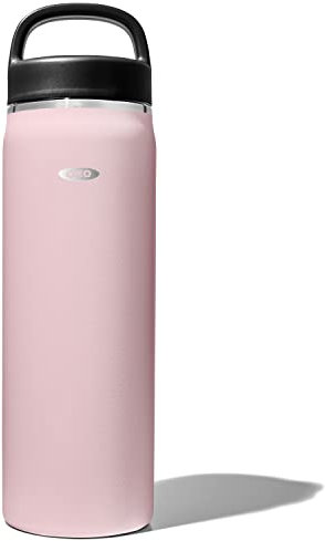 OXO Bouteille d'eau avec couvercle isotherme - Quartz rose - 120 ml