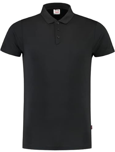Tricorp 201013 Casual Poloshirt, 50% Polyester/50% Polyester, CoolDry, 180g/m², Schwarz, Größe XXL