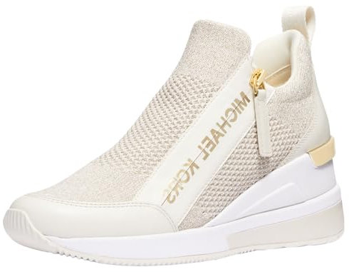 Michael Kors Willis Wedge Sneaker für Damen, Champagner, 36.5 EU
