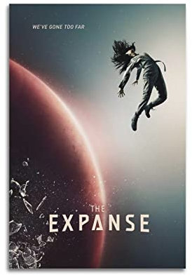 INKLOT The Expanse TV-Poster, dekoratives Gemälde, Leinwand, Wandposter und Kunstbild, modernes Familien-Schlafzimmer, 60 x 90 cm