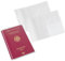Shakeel 2er-Pack Reisepasshülle Transparente, Passport Hülle aus Mattiertem PVC, Reisepass Hülle - Wasser und Staubdicht, Kratzfest