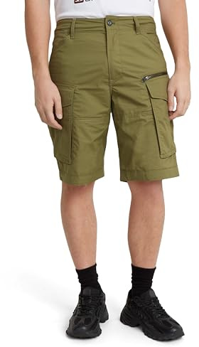 G-STAR RAW Herren Rovic Zip Relaxed Shorts, Grün (Smoke Olive D08566-D308-B212), 29