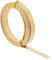 BENECREAT Alambre de latón plano de 8 mm para manualidades, 6 m de longitud, dorado