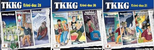 TKKG - HörspielCD 3er Krimi-Box 29 + 30 + 31 (Folgen 206-214) im Set - Deutsche Originalware [9AudioCDs]