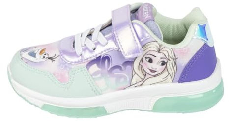 Disney Frozen Scarpe da Ragazze, Scarpe Sportive da Ragazza, Elsa Scarpe Luminose per Bambina, Regalo per Ragazze, Taglie EU 25 a 32 (32)