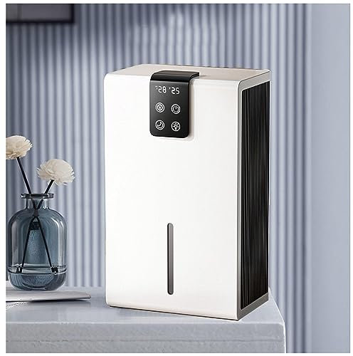 NOALED Deshumidificador pequeño de 2600 ml, deshumidificadores silenciosos, Luces LED silenciosas de 7 Colores, deshumidificador doméstico para el hogar, Cocina, Dormitorio, Caravana