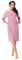 DOROTA accappatoio trendy e confortevole da donna in cotone con zip e tasche, prodotto nell'UE, color rosa antico, taglia 3XL