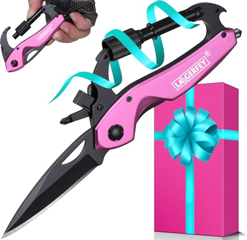 Frauengeschenke zu Weihnachten – Geschenke für Frauen, Strumpffüller für Frauen – Frauen Strumpffüller 2024, P'ink Schlüsselanhänger Multitool – Muttertags-Geburtstagsgeschenke für Frauen, Mutter,