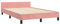 QJBSAVVA Bed Frame Struttura Letto Una Piazza E Mezza/Rete Letto Singolo Struttura Letto Matrimoniale/Letto Piazza E Mezza - Giroletto con Testiera Rosa 120x190 cm in Velluto per Camera Da Letto