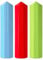 Kauende Bleistiftaufsätze Chew Pencil Topper Set 3PCS Farbiger Sensorischer Bleistift Kauaufsatz | Bleistiftzappel Für Partygeschenke, Silikon Kaukette