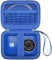 Canboc Carrying Case for Kodak PIXPRO FZ55/ FZ45 16MP Digital Camera, FZ45 Video Vlogging Camera Bag, Mesh Pocket fit Cable, SD Card, Blue (Case Only)