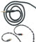 QZXYHYN HiFi-In-Ear-Kopfhörer-Ersatzkabel, 8-adrig, versilbertes Kupfer, Upgrade-Kopfhörerkabel für Shure SE215, SE535, TIN Audio T2 Pro T3 (schwarz, MMCX 3,5 mm)