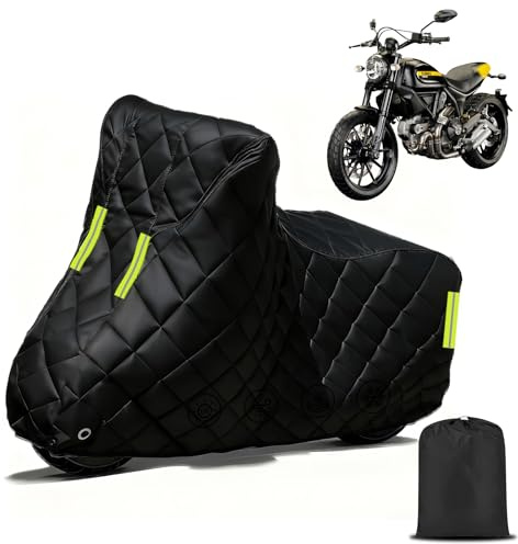 Wasserdicht Innen Und Außen Abdeckplane für Harley Davidson FLTRSE3 CVO Road Glide,Verdickt Motorcycle Garage Winterfest Wasserdicht Staubdicht Kratzfest mit Schlossloch
