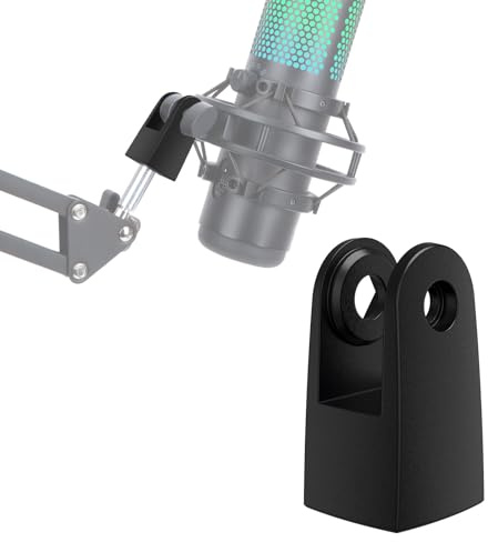 WIBOND Microphone Mount Adapter Compatible with HyperX QuadCast 3/8 Screw Mic Arm Adapter