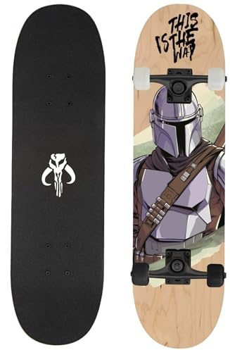Skateboard für Jugendliche, 79 cm, rutschfestes Deck, Gross, bis 100 kg