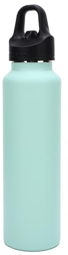 WGFOIP Bouteille D'eau Isolée Sous Vide en Acier Inoxydable, Tasse Thermique à Double Paroi pour Activités de Plein Air, Salle de Sport, Camping, Randonnée, 13,76 Oz (25oz-700ml)