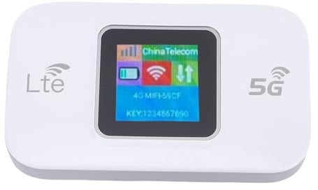 SUNGOOYUE Comunicaciones por Radio WiFi Portátil de Alta Velocidad de 300 Mbps, con Cifrado Wpa2 para hasta 10 Dispositivos, Uso en Viajes Al Aire Libre en Europa Asia África Enrutador de Punto de