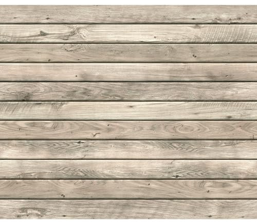 decomonkey Fototapete Holzwand 400x280 cm XL Tapete Fototapeten Vlies Tapeten Vliestapete Wandtapete moderne Wandbild Wand Schlafzimmer Wohnzimmer Holzoptik Brett Holz Holz braun