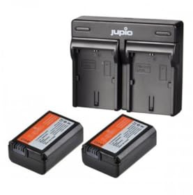 KIT 2X BATERIAS NP-FW50 1030mAh + CARREGADOR DUAL USB