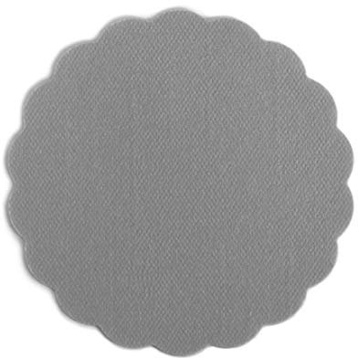 3000 Airlaid Glasuntersetzer rund für Gläser 9cm Durchmesser Stoffähnlich | Untersetzer Getränkeuntersetzer Coasters Stoffoptik | Hochzeit Gastronomie Catering Hotel | Premium QUALITÄT | Grau