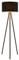 Lindby Stehlampe Majken (Skandinavisch) in Schwarz aus Holz (1 flammig, E27) - Stehleuchte Floor Lamp Standleuchte Wohnzimmerlampe Tripod Wohnzimmerleuchte
