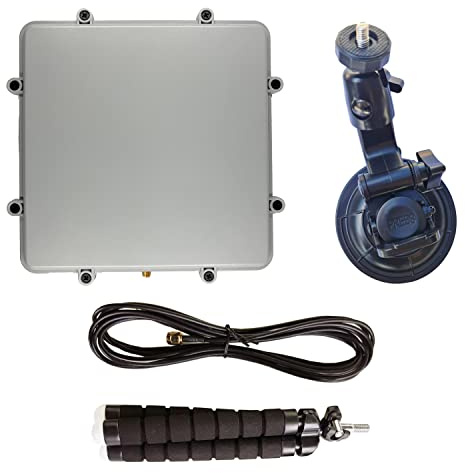 RTL-SDR Blog Active L-Band 1525-1660 Inmarsat to Iridium Patch Antenna Set