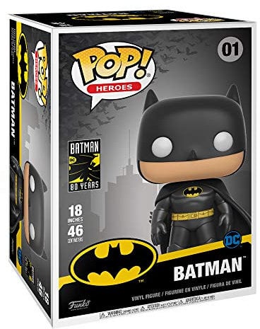 Funko POP! Heroes: DC - 18 Batman - DC Comics - Vinyl-Sammelfigur - Geschenkidee - Offizielle Handelswaren - Spielzeug Für Kinder und Erwachsene - Comic Books Fans - Modellfigur Für Sammler