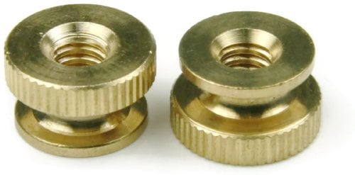 Knurled Thumb Nuts Brass Circular Knurl Nuts 1/4-20 Qty 25