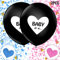 2 Stück Gender Reveal Ballon, 36 Zoll Boy or Girl Ballon, Geschlechtsverkündung Ballons mit Blauem und Rosa Konfetti, für Geschlecht offenbaren Party, Baby Shower Party