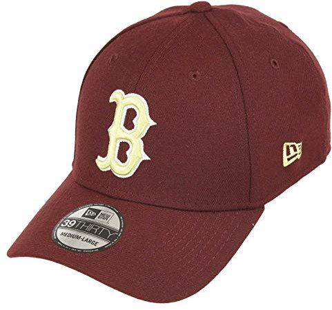 New Era Boston Red Sox MLB Essential Maroon 39Thirty Stretch Cap - S-M (6 3/8-7 1/4)