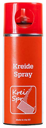 BERASIT Kreidespray, professionelle Sprühkreide für Markierung und Kennzeichnung, schnell trocknend, 400 ml, rot, Versandeinheit= 6 Dosen
