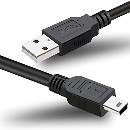 SCOVEE USB Cable Power Cord for Blue Yeti & Blue Snowball USB Mics, Replace Mini-B Charging Mic Wire