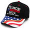 Trump 2024 Hut Donald Trump Hat 2024 MAGA Keep America Great Hat Camo USA Bestickte Verstellbare Baseball Cap, Take America Back-black, Einheitsgröße