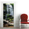 3D Türaufkleber 100x200cm Wasserfalllandschaft Türtapete selbstklebend Fototapete Türpanel Türposter Türfolie Türsticker PVC Wasserfest Wandbild Wandaufkleber Für Wohnzimmer kinder bad Schlafzimmer