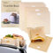 A5 Antihaft-Toasterbeutel [8, drei Größen] 100% BPA- und glutenfrei, Premium-Toasterbeutel für gegrillten Käse, Sandwiches, Pizza, Panini
